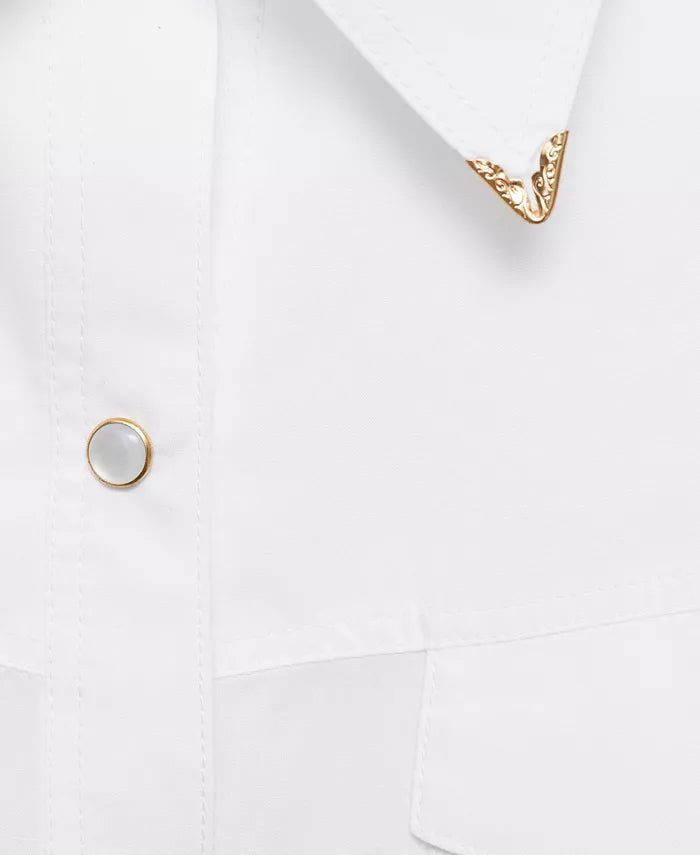 Women's Metal Detail Shirt