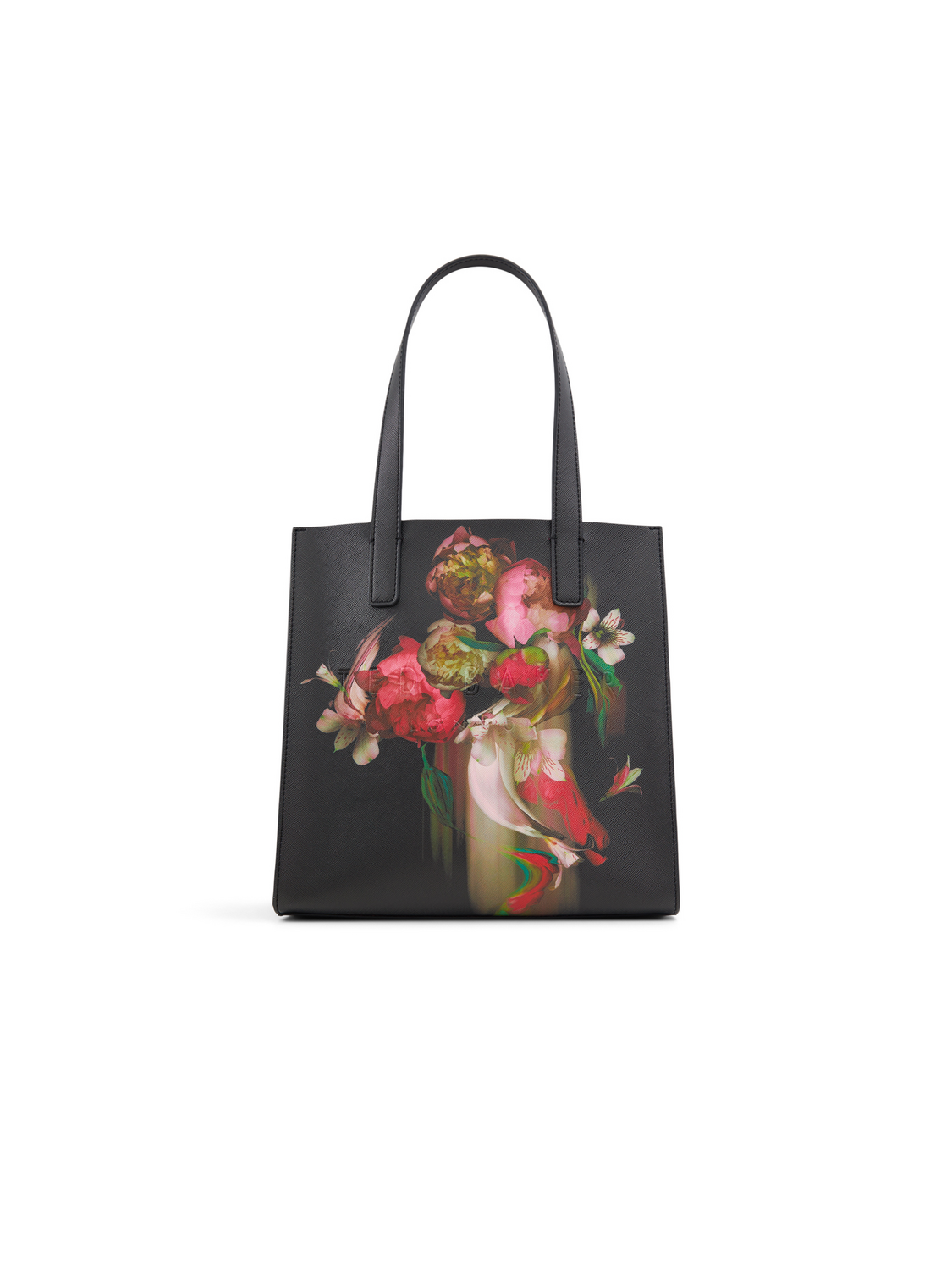 Metallic Croc Texture Small Icon Tote Bag
