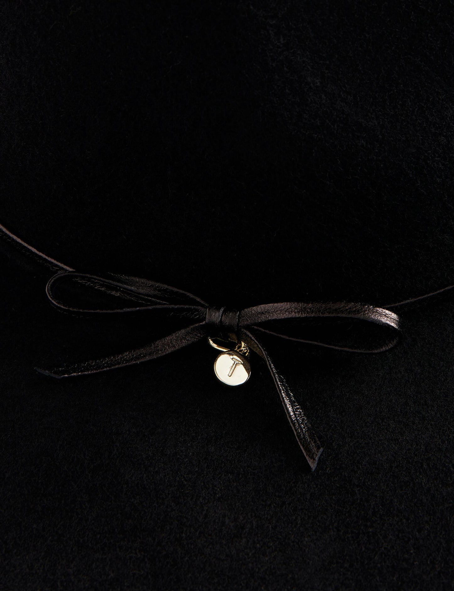 Bow Detail Pure Wool Fedora Hat