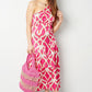 One-shoulder dress tropical bliss