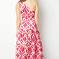 One-shoulder dress tropical bliss