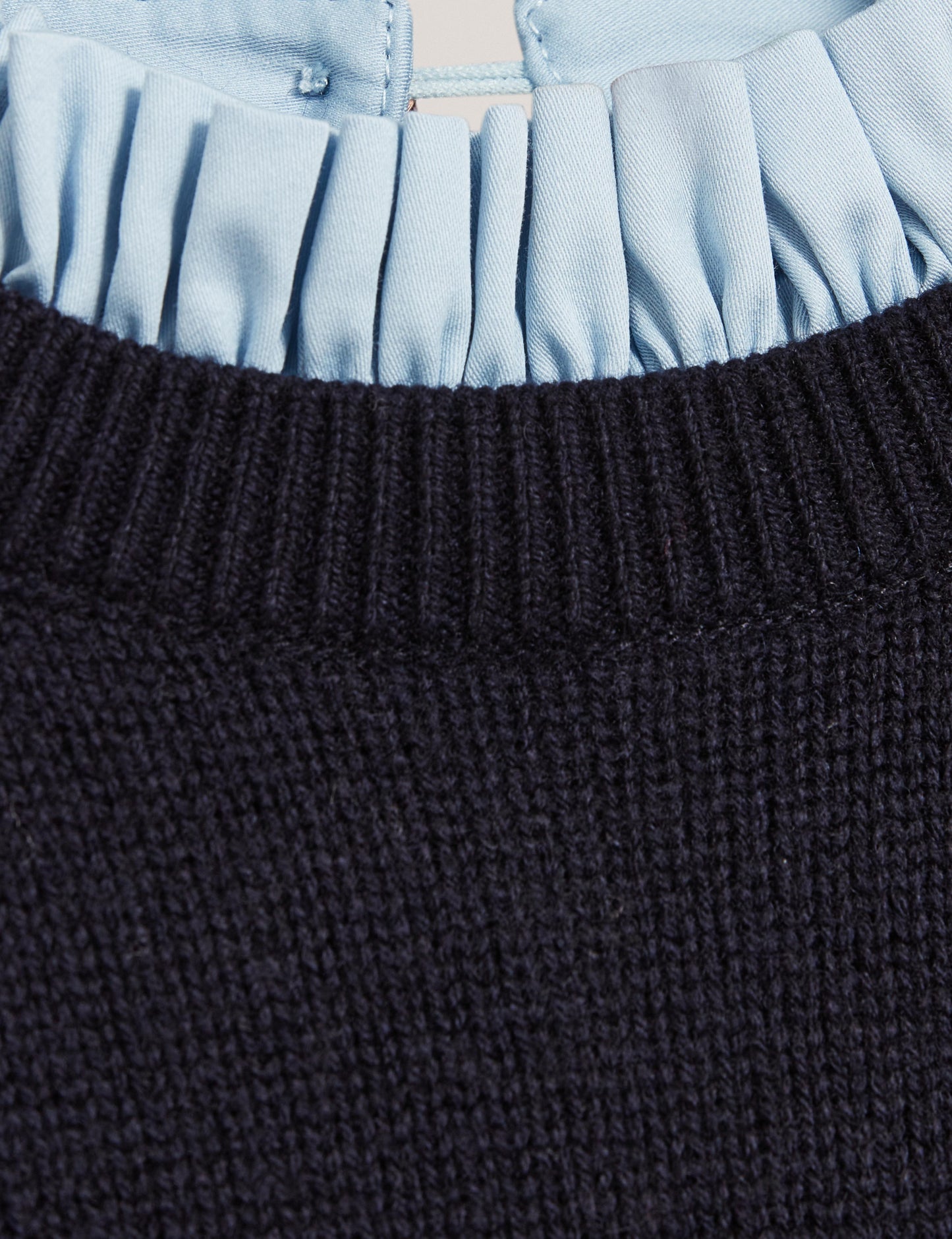 Bobble Detail Shirt Hem Knitted Jumper