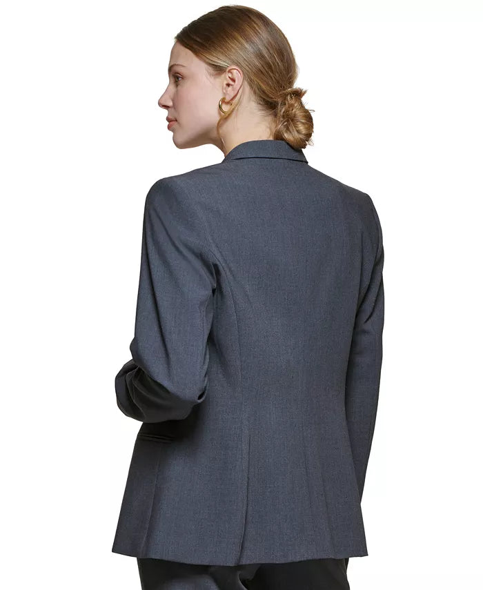One-Button Blazer, Regular and Petite Sizes