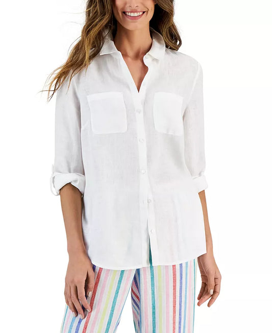 Women's 100% Linen Shirt