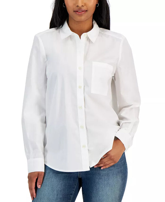 Women's Cotton Buttoned-Up Shirt