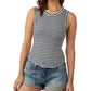 Women's Kate Striped Sleeveless Tee