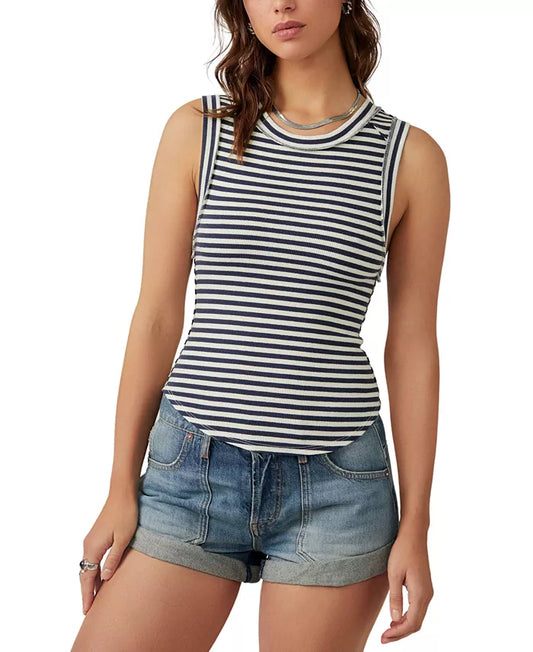 Women's Kate Striped Sleeveless Tee