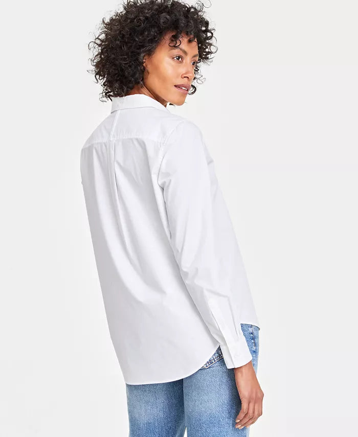 Women's Collared Button-Down Shirt