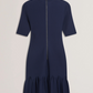 Pleated Hem Bodycon Knit Mini Dress