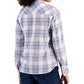 Women's Plaid Button-Down Long-Sleeve Shirt