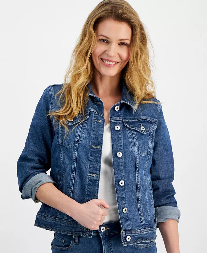 Dark Blue Classic Denim Jacket