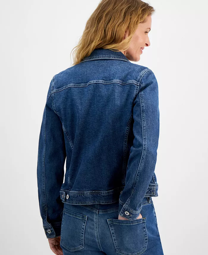 Dark Blue Classic Denim Jacket
