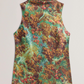 Printed Satin High Neck Sleeveless Top