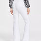 Belted Flared-Leg Jeans