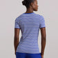 Women's Striped Stretch Cotton Crewneck Tee