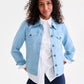 Baby Blue Cotton Denim Jacket