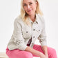 Stone Cotton Denim Jacket