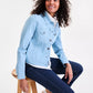 Baby Blue Cotton Denim Jacket