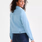 Baby Blue Cotton Denim Jacket