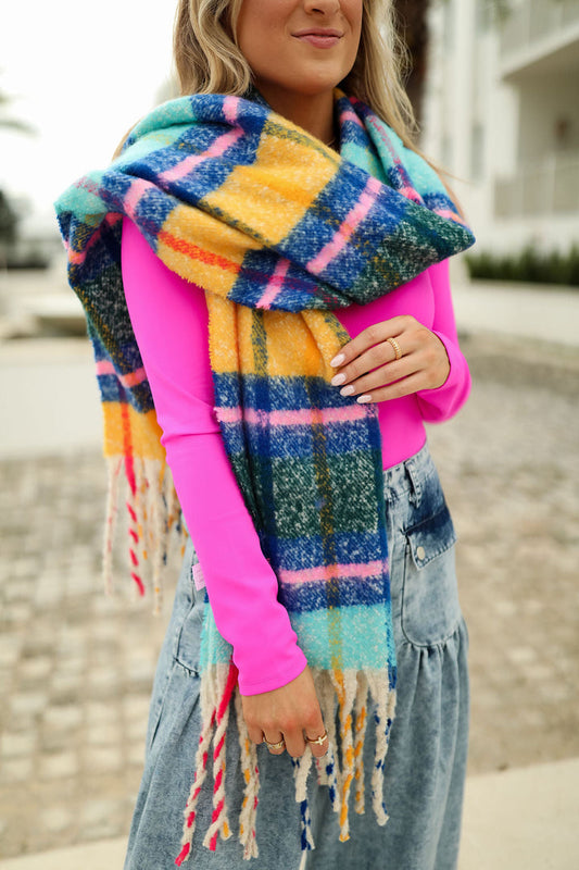 Sutton Scarf in Indy Blue
