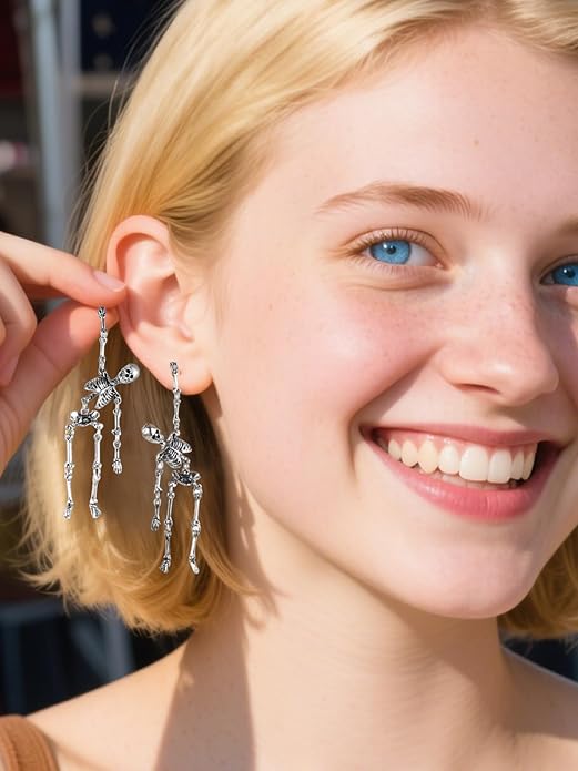 Skeleton Earrings