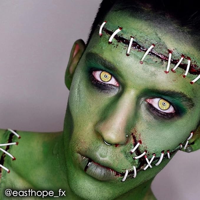 Green Halloween Makeup