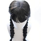 Long Black Braided Wig