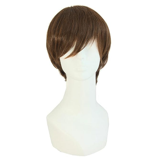 Short Straight Brown Wig