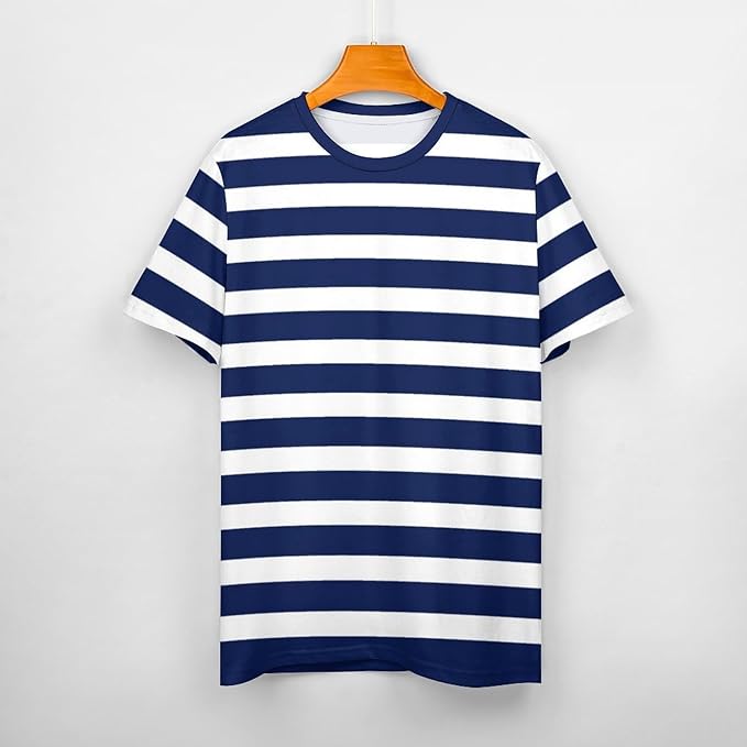 GAP Blue and White Striped Tee