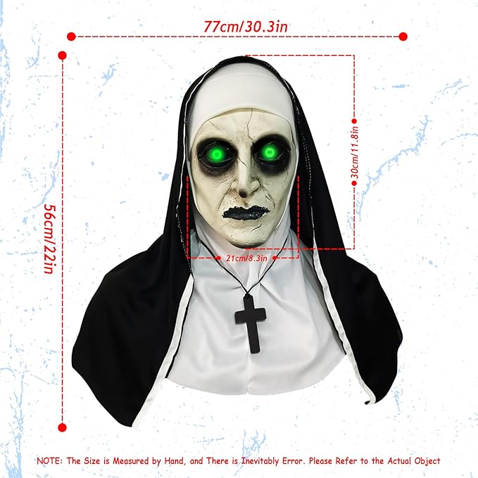 Nun Scary Mask