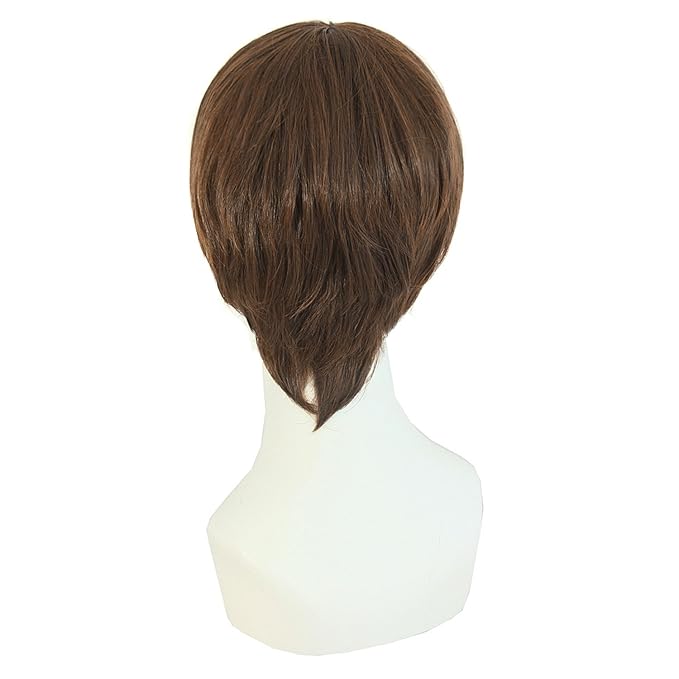 Short Straight Brown Wig