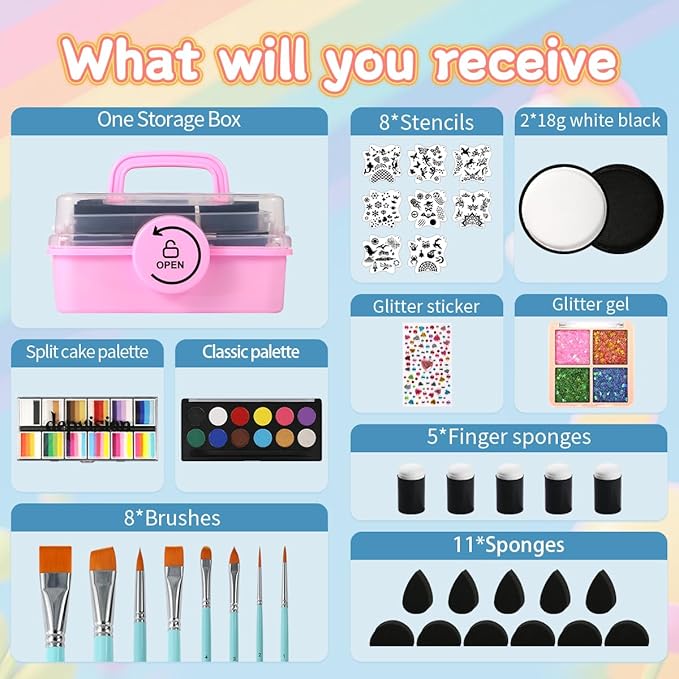 Professional Face Painting kit