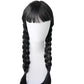 Long Black Braided Wig