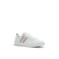 Logo Webbing Lace-Up Leather Sneakers