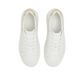 Metallic Detail Leather Platform Sneakers