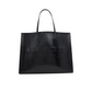 Croc Faux Leather Wide Icon Tote Bag