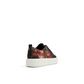 Floral Detail Leather Platform Sneakers
