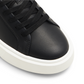Floral Detail Leather Platform Sneakers