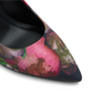 Floral Print Pointed Toe Heeled Pumps
