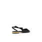 Bow Detail Slingback Leather Ballet Flats