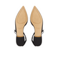 Bow Detail Slingback Leather Ballet Flats