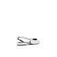 Bow Detail Slingback Leather Ballet Flats