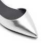 Bow Detail Slingback Leather Ballet Flats