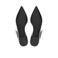 Bow Detail Slingback Leather Ballet Flats