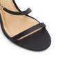 Bow Embellishment Satin Heeled Sandals