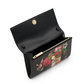 Floral Print Padlock Crossbody Bag