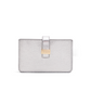 Metallic Crinkled Leather Card Holder