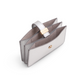 Metallic Crinkled Leather Card Holder