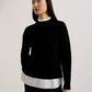 Bobble Detail Shirt Hem Knitted Jumper