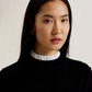 Bobble Detail Shirt Hem Knitted Jumper
